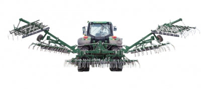 Mechanical weeder harrow